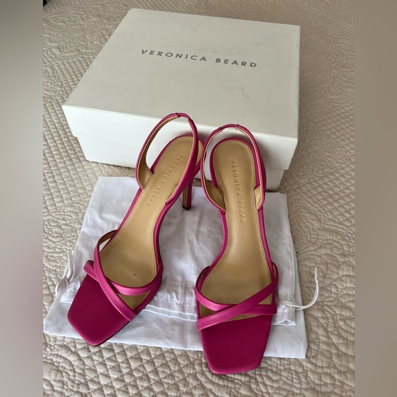 Veronica Beard Shoes - Veronica Beard Analita hot pink Sandal